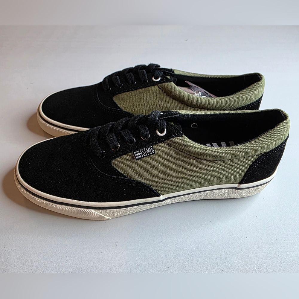 IRON FIST Kid Simsole Sneakers Olive Black Size 7 NWT